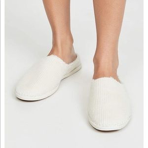 Seavees Stag Scuff Slippers, Ecru, 8